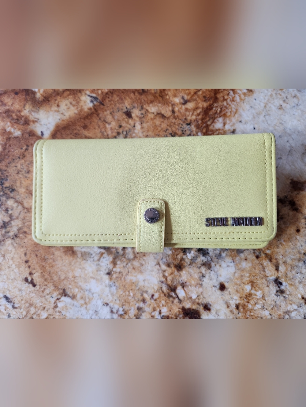 Steve Madden  Yellow Snap-Closure Wallet